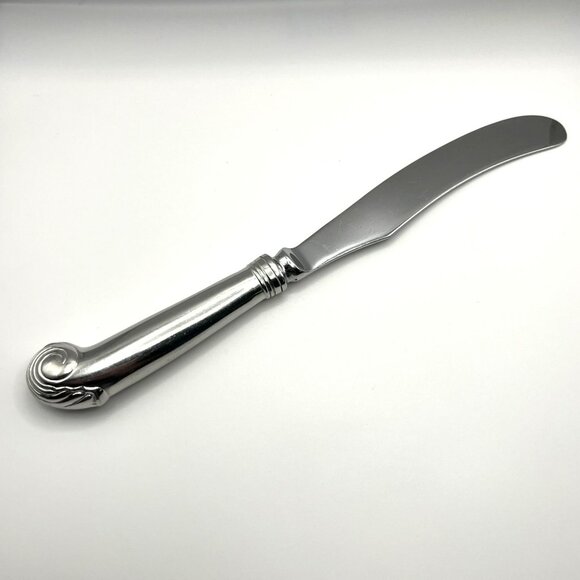 Kirk Stieff Williamsburg Royal Shell Stainless Flatware 18/8 Korea‎ Dinner Knife - Picture 3 of 11